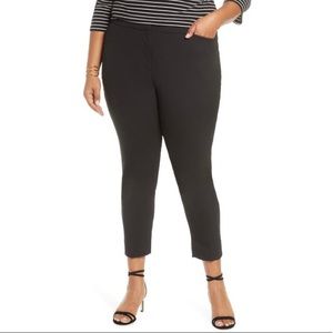 Halogen Black Straight Leg Trousers